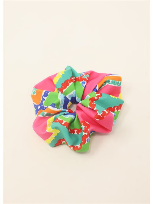 Tailored hair elastic with jellyfish print La Dolce Vista x Mané Capri | CODINOMEDUSAMULTICOLOR